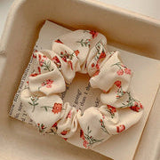 5pcs Floral Printed Hair Ties