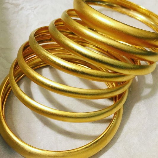 Bangles / Bracelets Plain Golden Bangle Matte (Each)