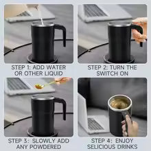 USB Rechargeable Self-Mixing Coffee Mug