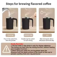 USB Rechargeable Self-Mixing Coffee Mug