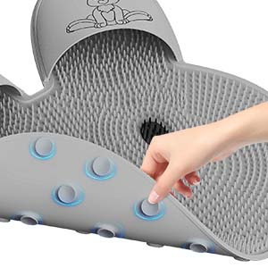 【 Pack of 2】Shower foot and back mat scrubber